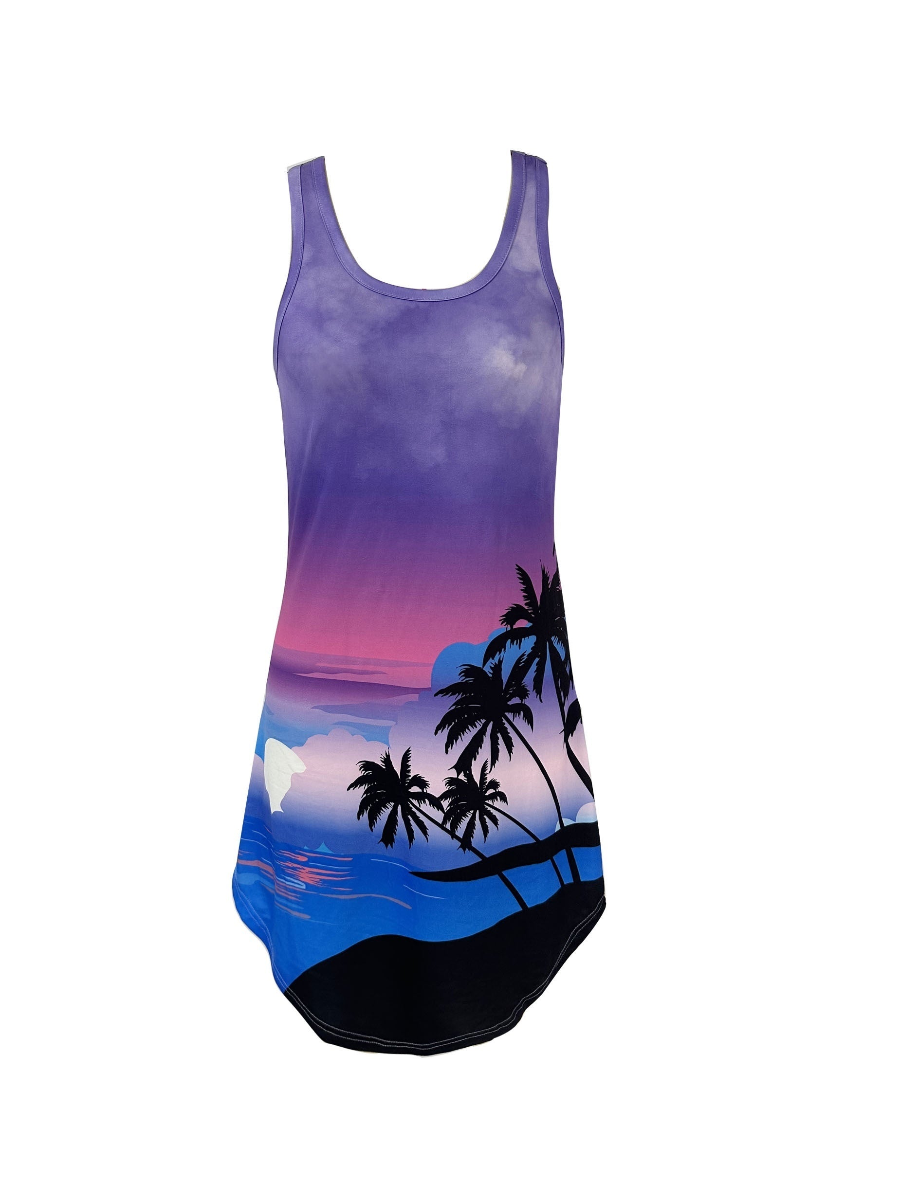Crew Neck Sleeveless Home Dress Women's Loungewear