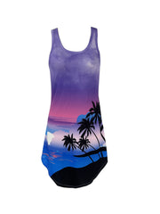 Crew Neck Sleeveless Home Dress Women's Loungewear