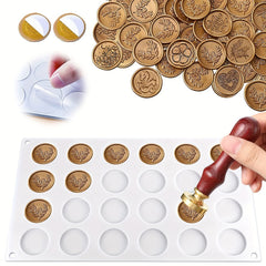 Wax Sealing Mat Silicone Mold for Letters Sealing DIY Craft