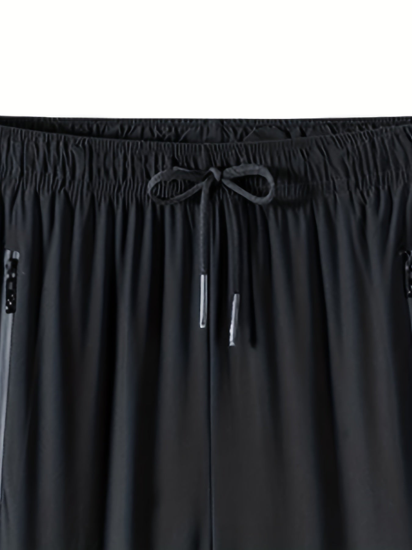 Men's Zipper Pockets Joggers Casual Stretch Sweatpants