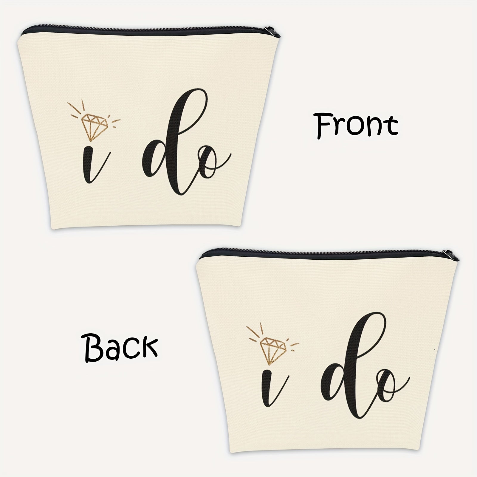 Bride Makeup Bag I Do Bride To Be Gift