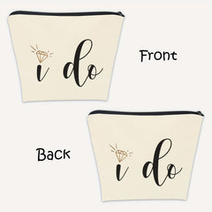 Bride Makeup Bag I Do Bride To Be Gift