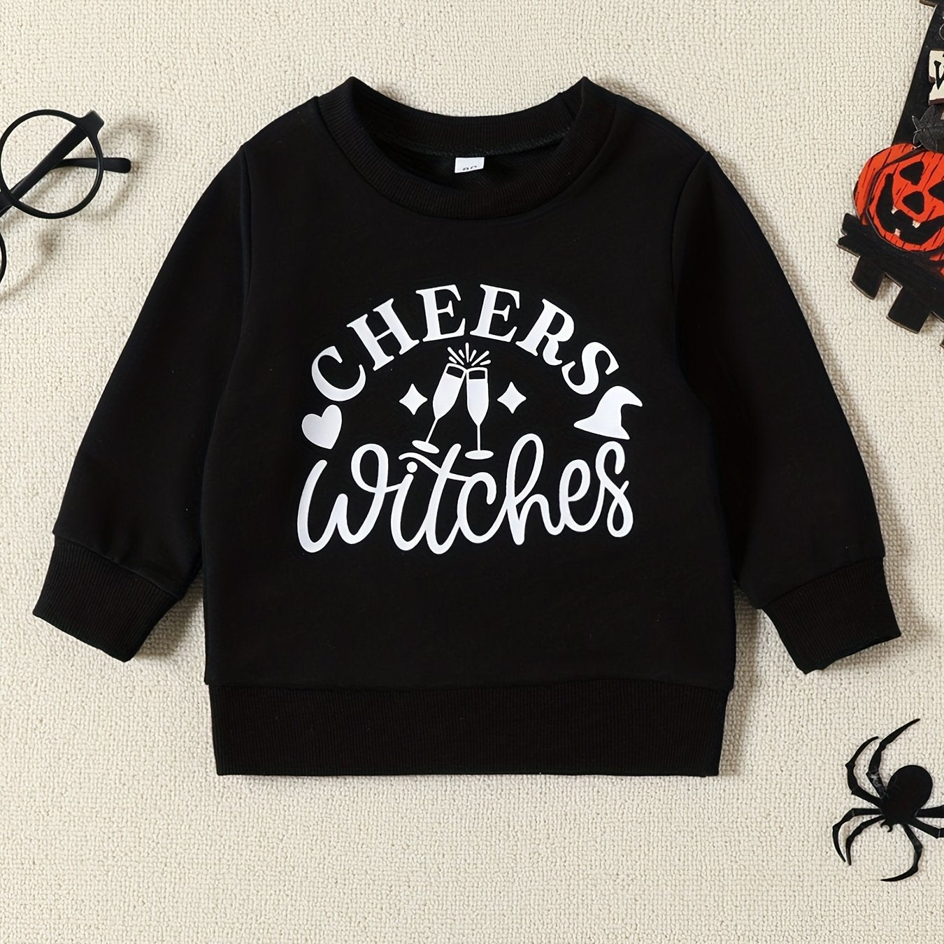 Halloween Boys CHEERS WITCHES Sweatshirt Party Pullover