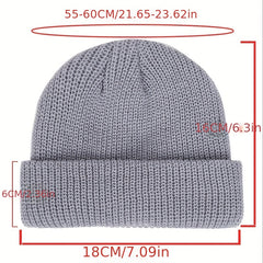 Unisex Ribbed Fisherman Beanies Winter Hats