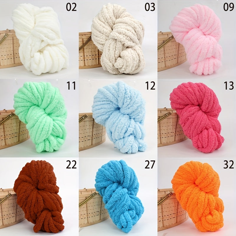 Chenille Yarn Soft Arm Knitted Crochet Giant Blanket DIY Home Decor