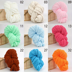 Chenille Yarn Soft Arm Knitted Crochet Giant Blanket DIY Home Decor