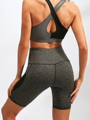 Women's Mesh Pocket High Waist Yoga Pants