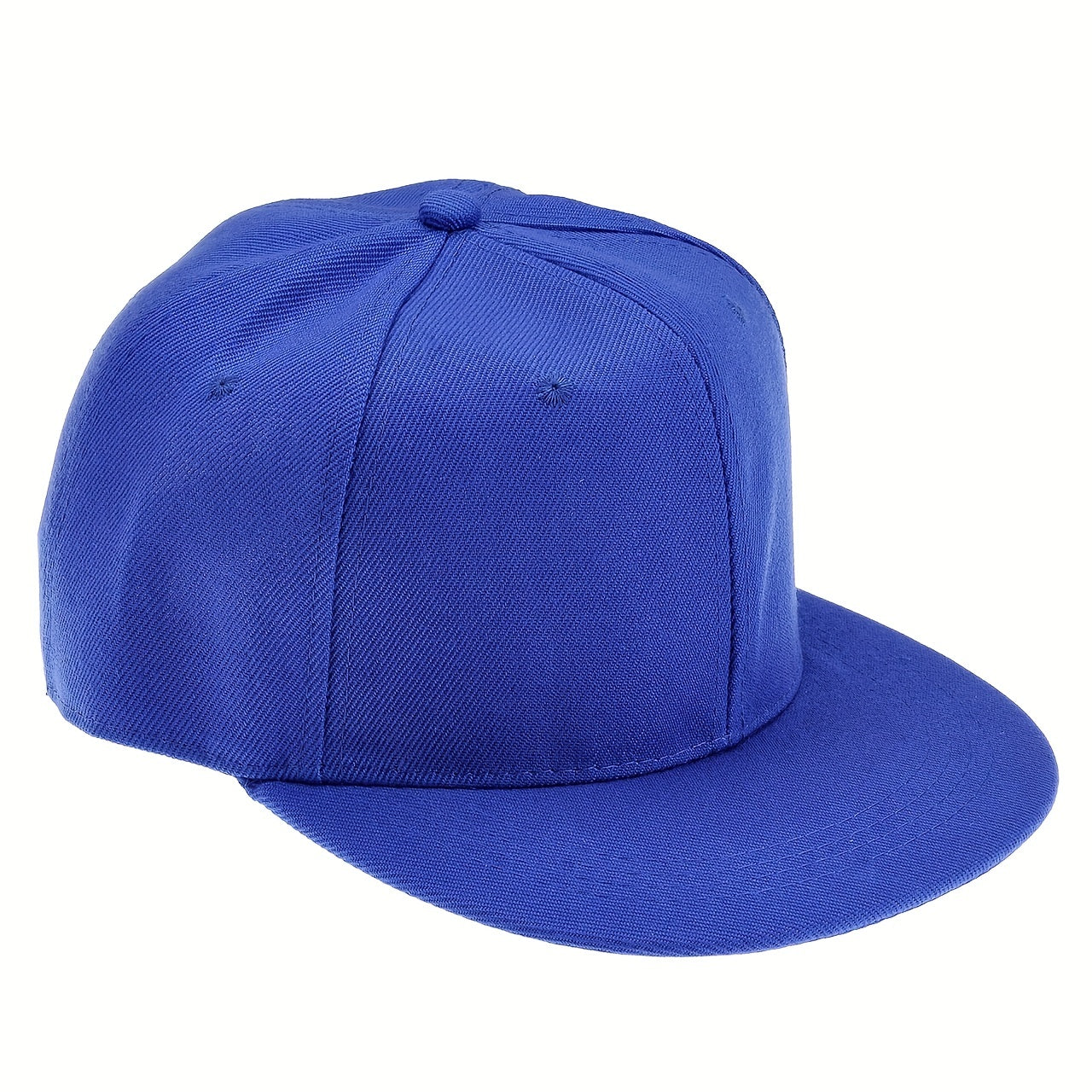 Solid Flat Brim Baseball Cap Hip Hop Peaked Cap