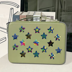 500pcs Cartoon Star Sticker Roll Waterproof DIY Decor for Luggage Guitar Mug