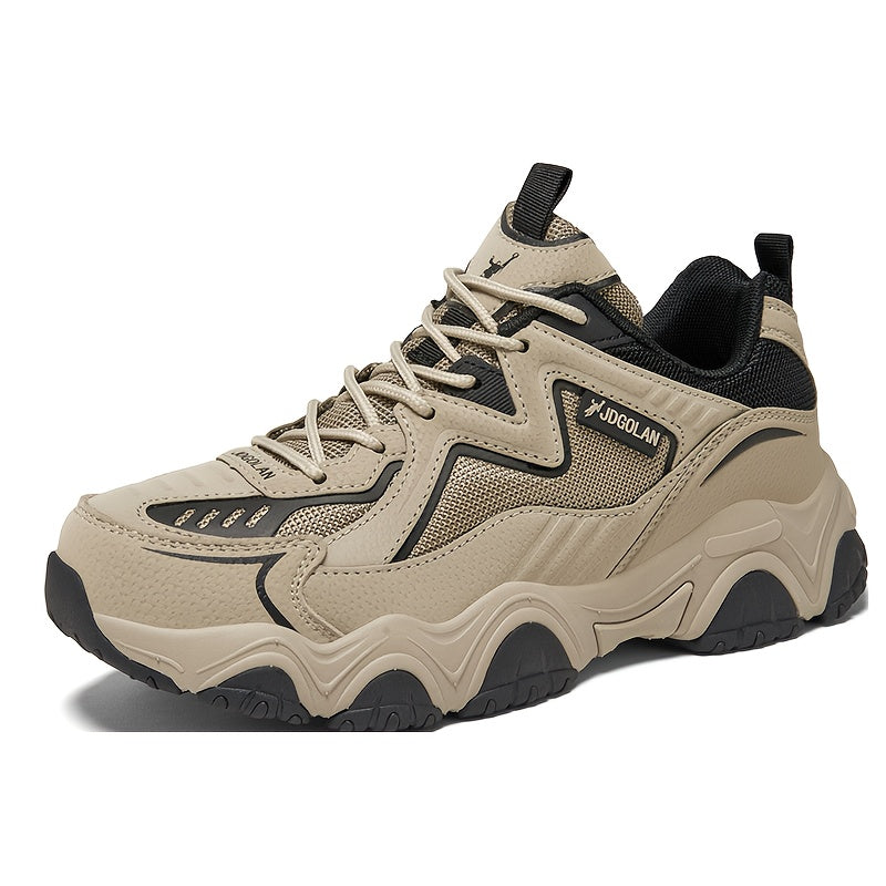 Men's Lace up Chunky Sneakers Dad Shoes Athletic Shoes