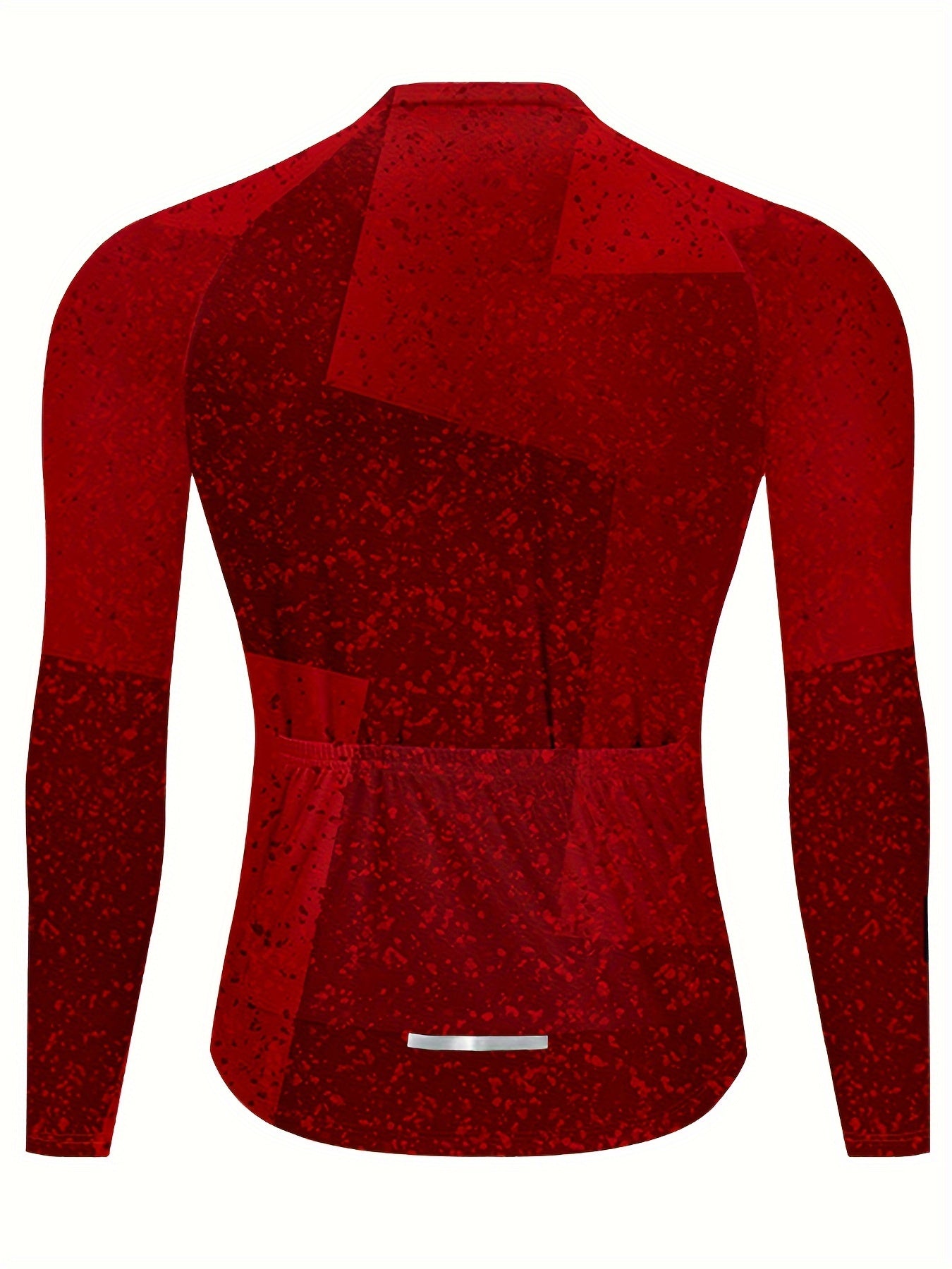 Men's Block Cycling Jersey Stretch Casual Sports Shirt For Outdoor Riding