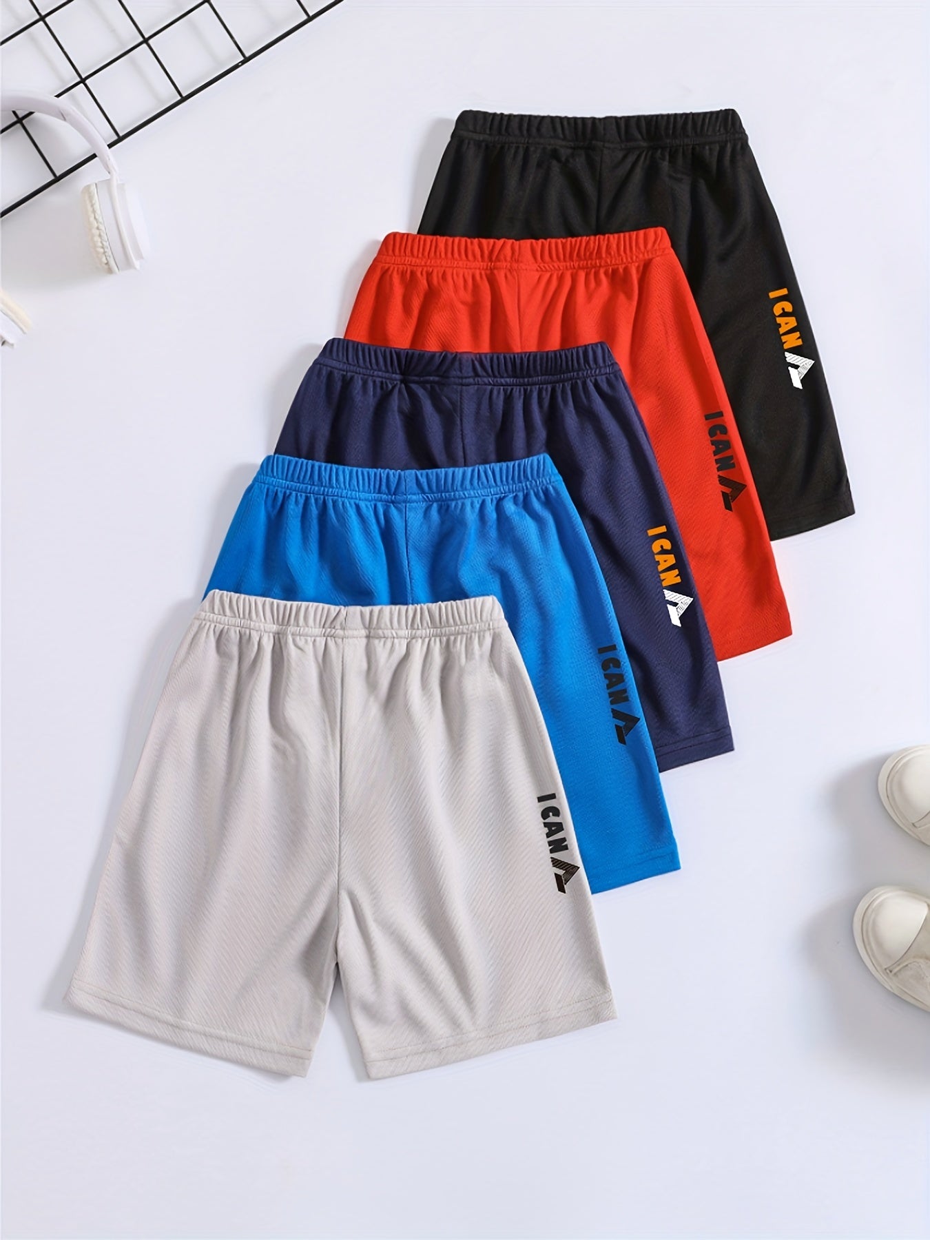 Boys & Girls Mesh Quick Dry Basketball Shorts with Pockets