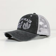 Barn Hair Dont Care Trucker Hat Breathable Mesh Baseball Cap