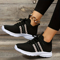 Women's Mesh Breathable Running Shoes - Comfortable Sports Shoes