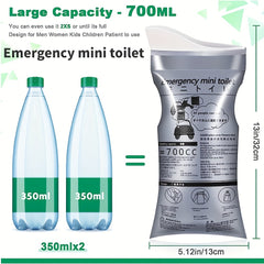 Disposable Emergency Urinal Bag for Camping Travel Traffic Jam