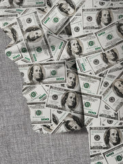 Fancy Money All Over Print Sweatshirt Men's Casual Graphic Crew