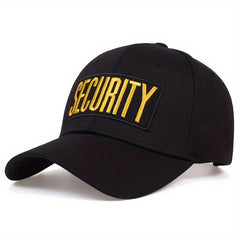 Security Pattern Baseball Cap for Men, Ideal for Outdoor Activities in Spring