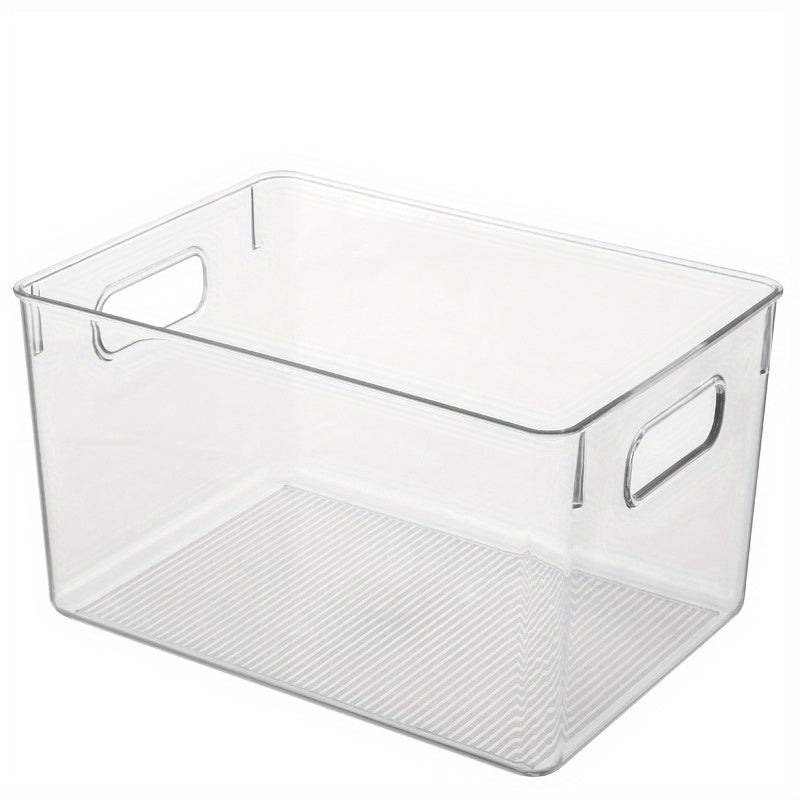 2pcs Plastic Storage Bins for Kitchen Pantry Fridge Cabinet