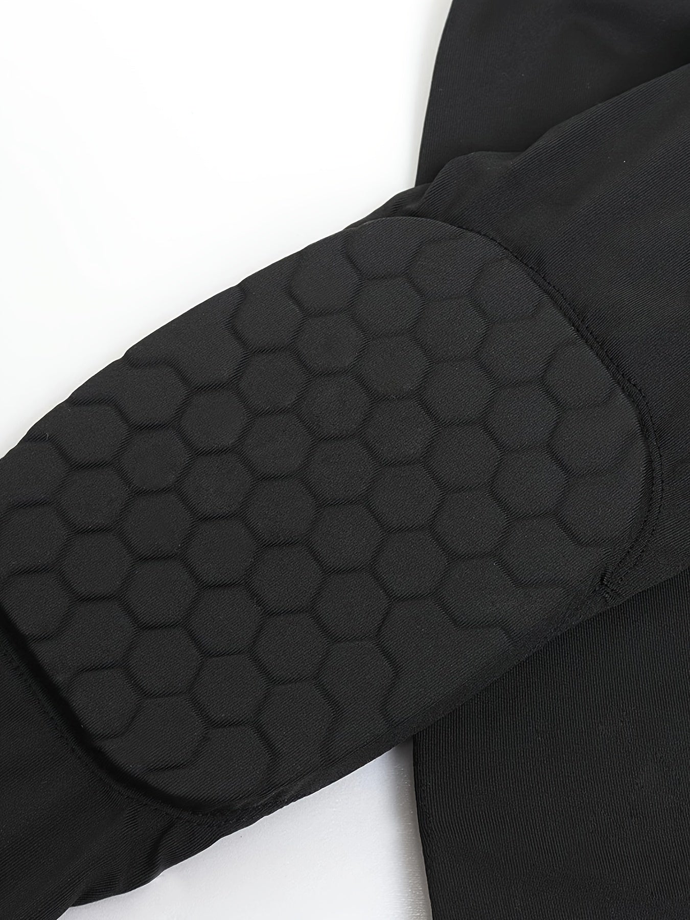Boys Compression Pants With Knee Pads Sport Tights Basketball