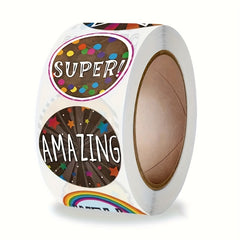 500pcs Copper Paper Stickers For Bag Decoration Sealing Handcraft Stickers
