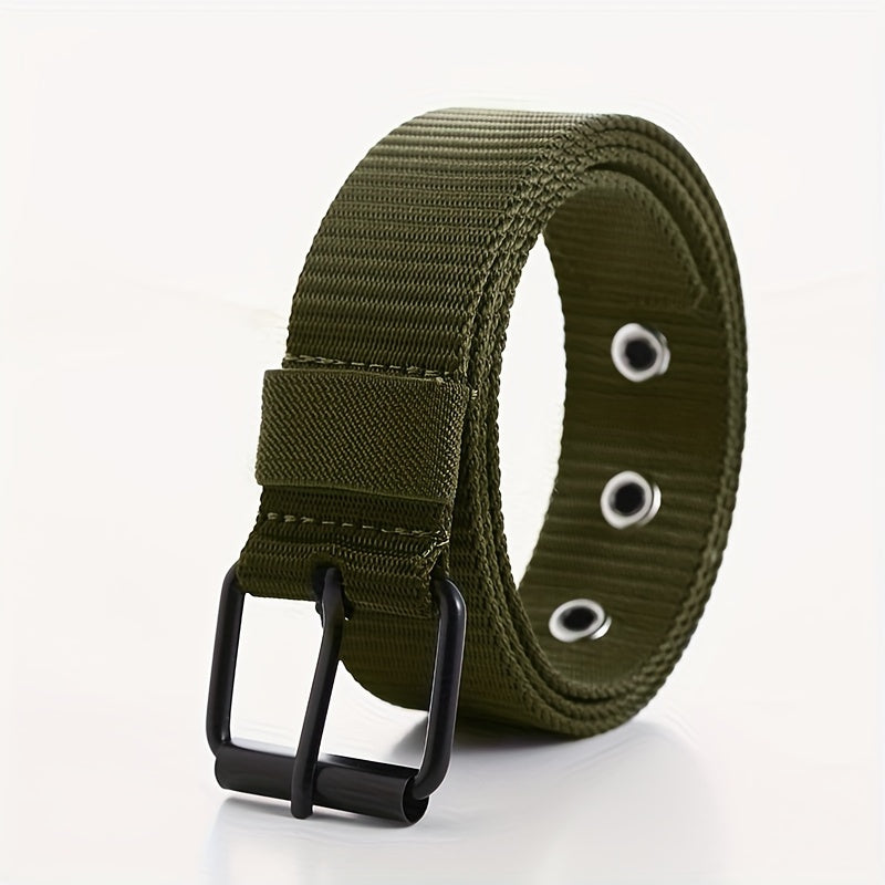 Men's Denim Pants Belt - Breathable Hollow Design