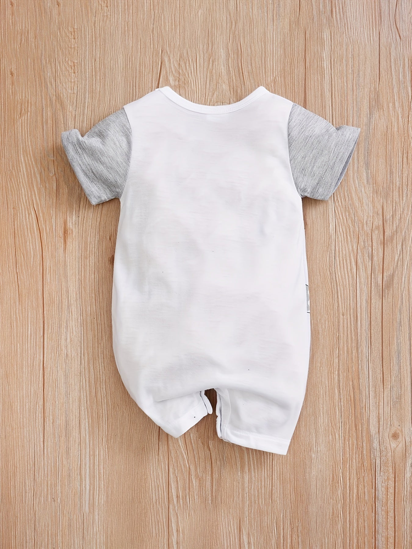 Baby's Cartoon Kola Crew Neck Short Sleeve Romper