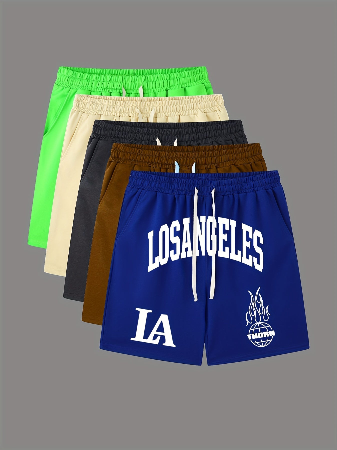 LOS ANGELES Swim Trunk Men's Swimwear Pants Quick Drying