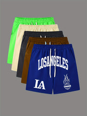 LOS ANGELES Swim Trunk Men's Swimwear Pants Quick Drying