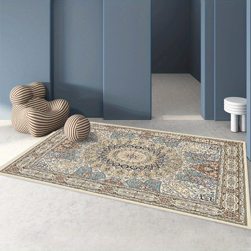 Boho Carpet Floor Mat Ethnic Style Persian Carpet 80 120 Polyester Rectangle Rug
