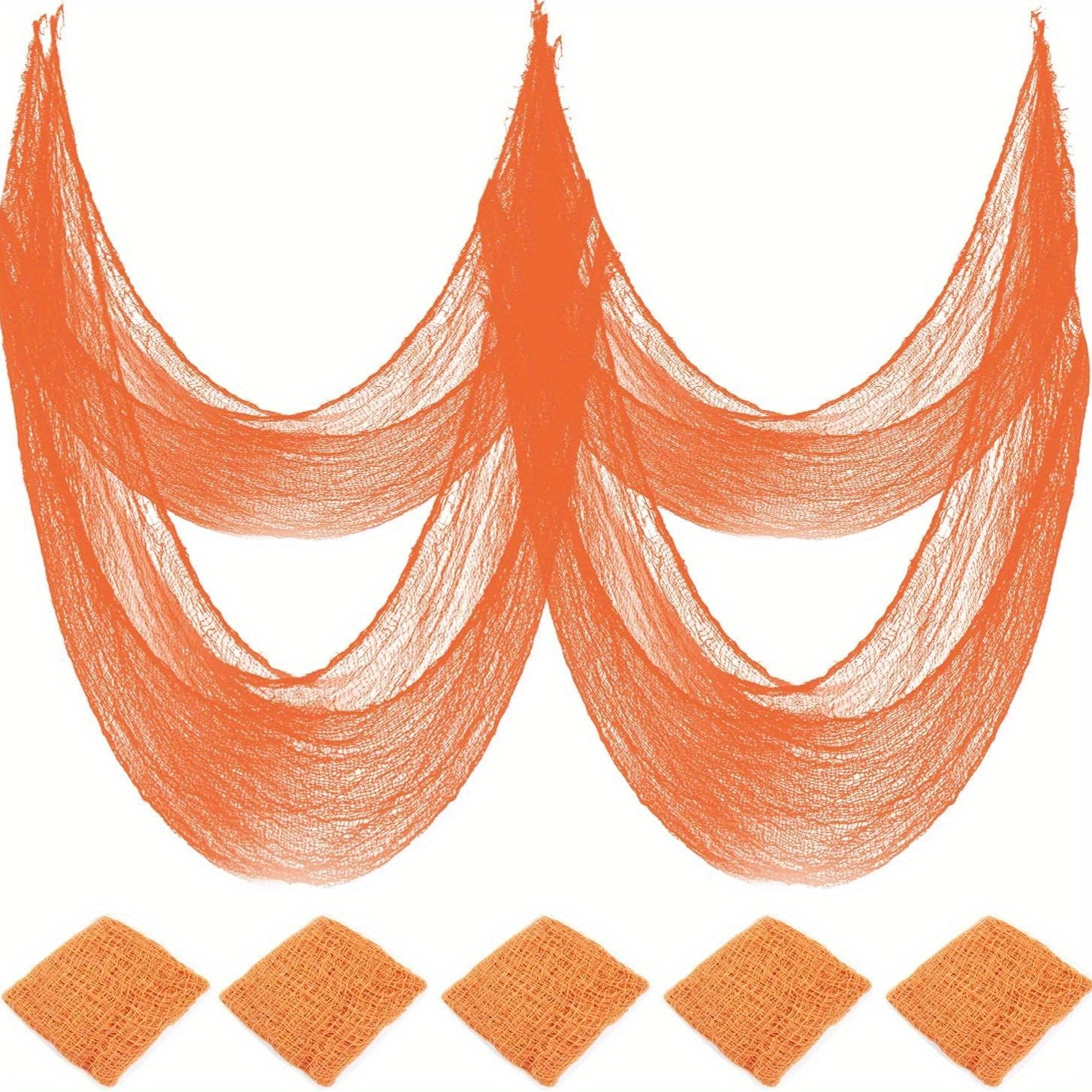 5pcs Halloween Scary Cloth Decor Scary Halloween Gauze 190 X 76