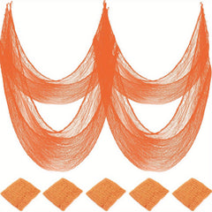 5pcs Halloween Scary Cloth Decor Scary Halloween Gauze 190 X 76