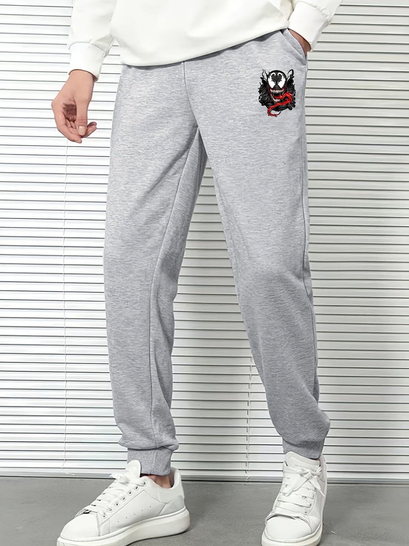 Men's Graphic Print Drawstring Sweatpants