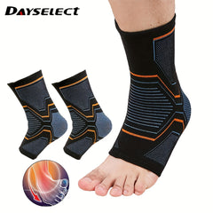 2pcs Sports Ankle Protector Stretch Pressurized Breathable Knitted