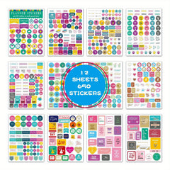 Monthly Weekly Calendar Planner Stickers