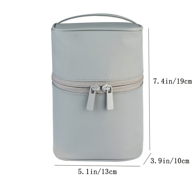 Cylinder Makeup Bag Small Brush Holder Organizer