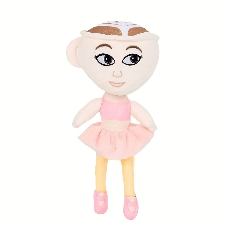 Tung Tung Tung Sahur & Ballerina Cappucina Couple Plush Dolls
