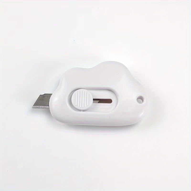 Mini Manual Retractable Utility Cutter for School Office Art Supplies