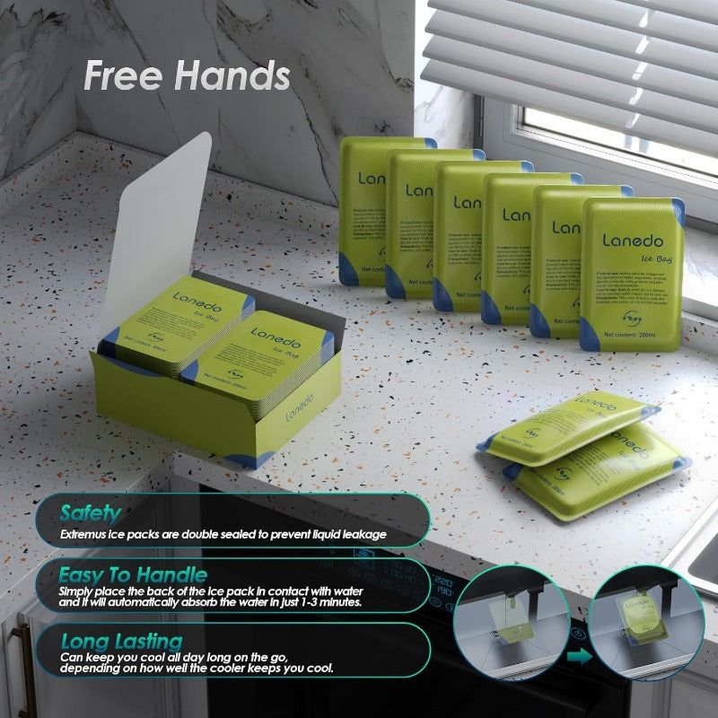 Small Bag Automatic Absorption Rapid Cooling Keep Food Fresh & Drinks Cold