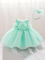 Mesh Puffy Princess Dress for Baby Girls