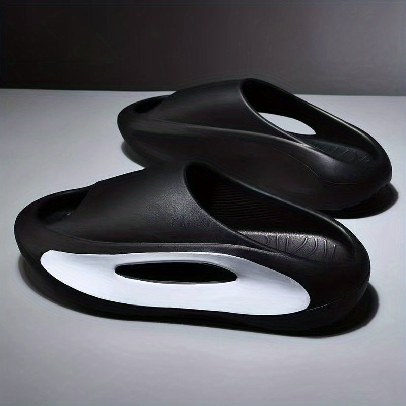 Men's Lightweight Open Toe Slippers for Indoor Outdoor Shower Bathroom