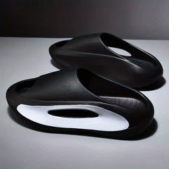 Men's Lightweight Open Toe Slippers for Indoor Outdoor Shower Bathroom
