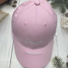 Dream Embroidered Baseball Cap Adjustable Sun Hat Men Women