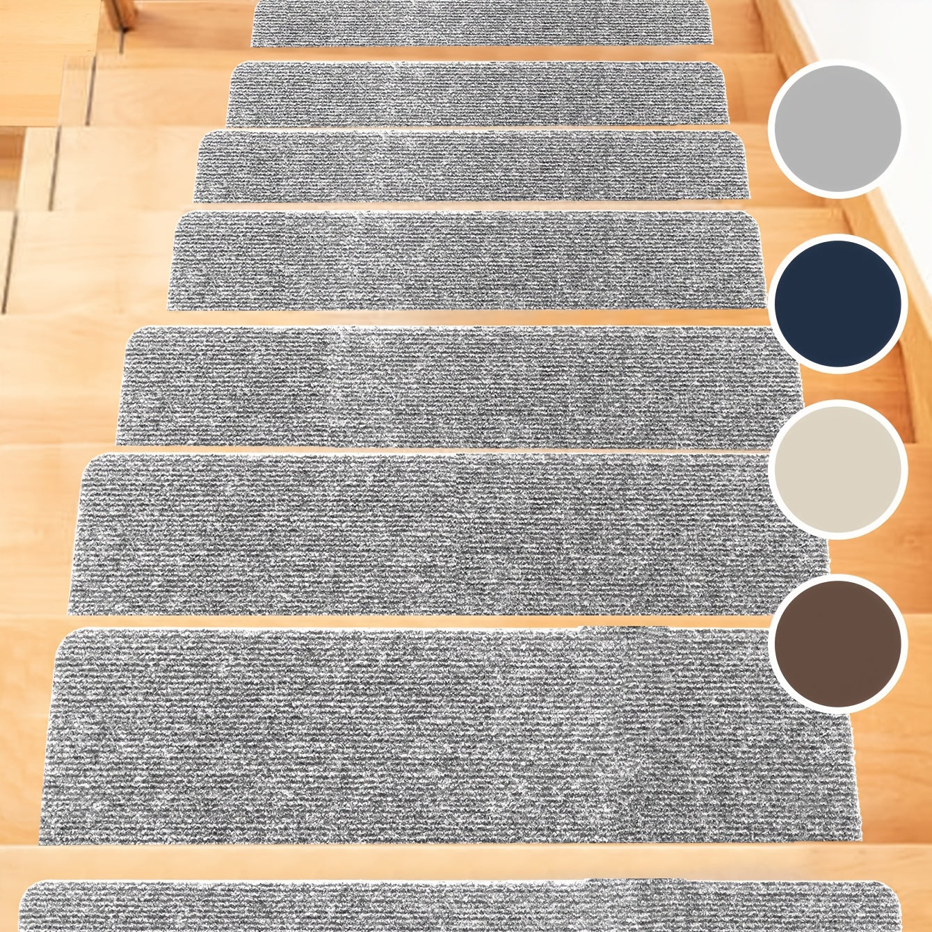 Non Slip Carpet Stair Treads Non Skid Safety Rug Slip Resistant Indoor Runner