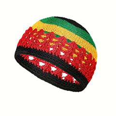 Hollow Out Crochet Beanie Elastic Skull Cap Soft Turban Knit Hats