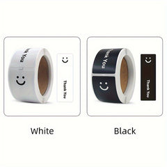 120pcs Smile Thank You Stickers Gift Packaging Sealing Strips