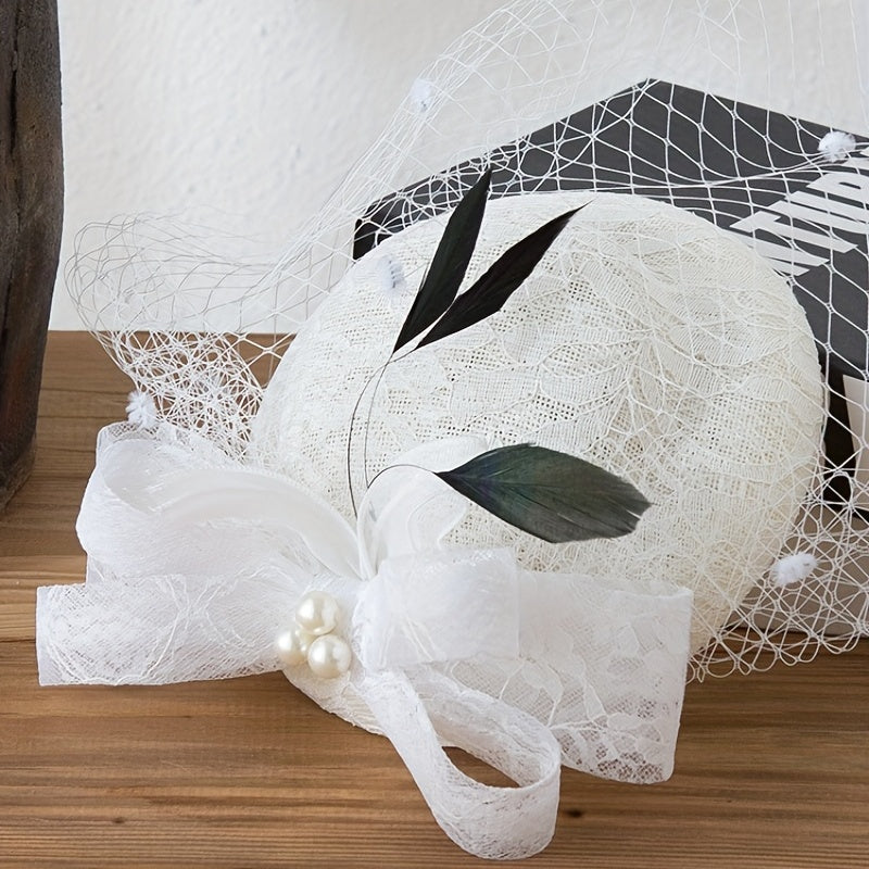 Mesh Flower Fascinators Hat For Women Tea Party Headband