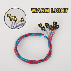 N Scale 3V LED Street Lamp Posts Mini Ceiling Light Model Paint