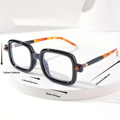 Retro Anti Light Flat Glasses for Men with Glasses Box
