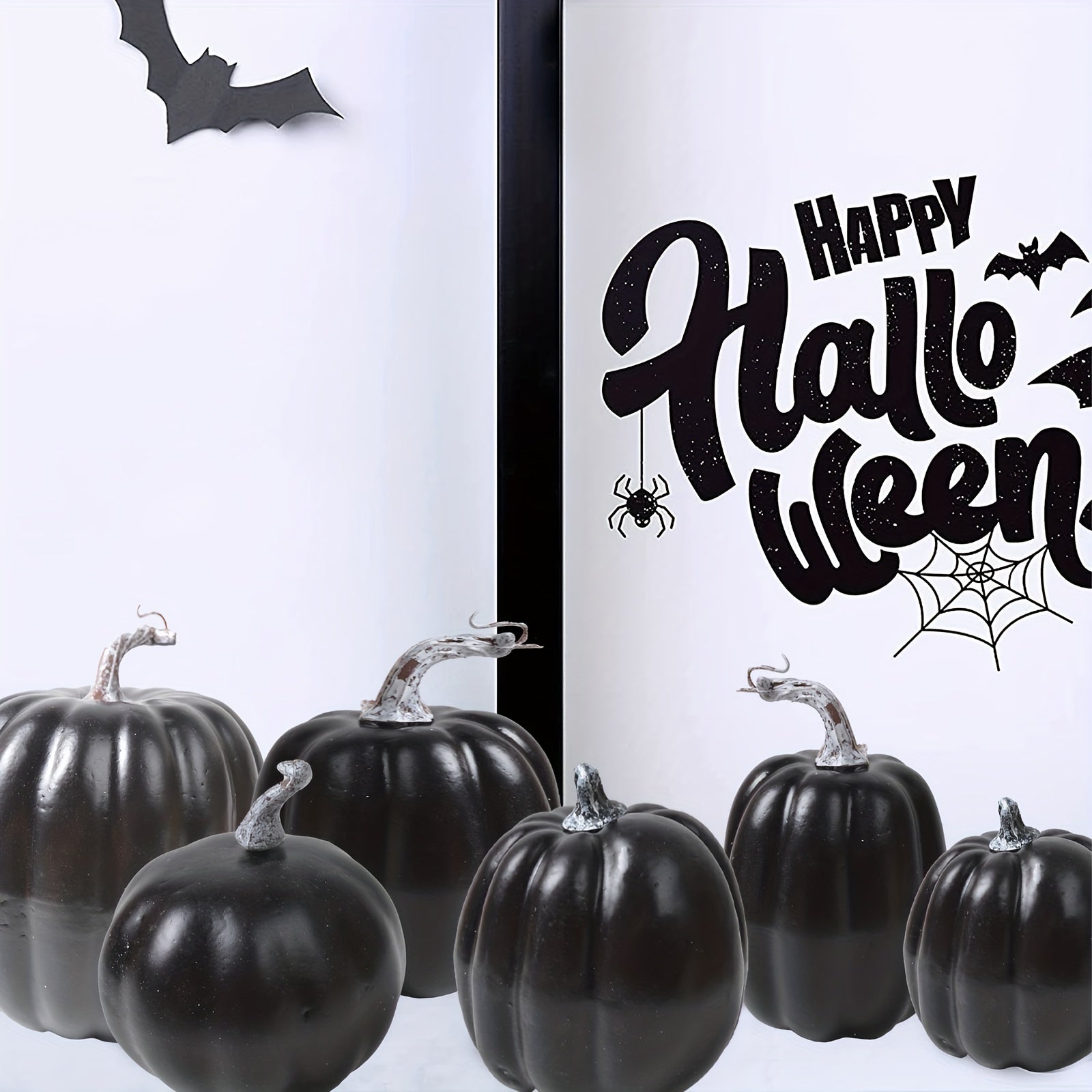 7pcs Thanksgiving Artificial Pumpkin Home Decoration Set