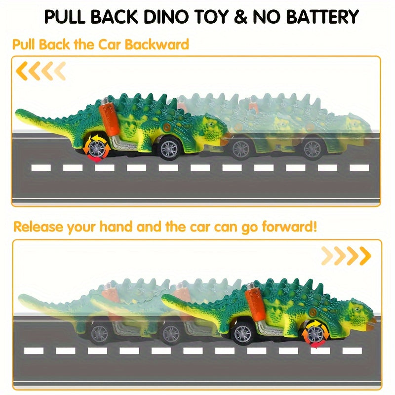 Dinosaur Car Inertia Force Toy